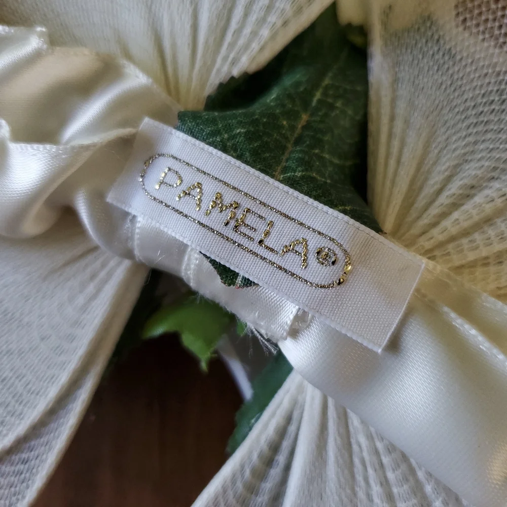 Pamela Tutu and Fairy wings cream Floral set Childs Halloween